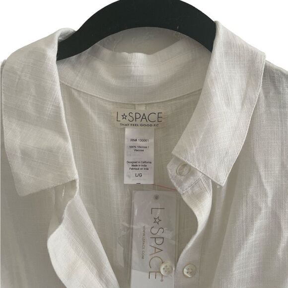 NWT L*Space Coronado Romper L in White - Picture 9 of 14